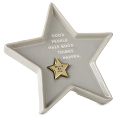 Star-Shaped Trinket Dish With Token