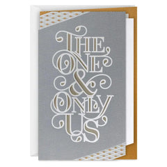 Our Love Is Once in a Lifetime Romantic Anniversary Card