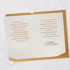 Our Love Is Once in a Lifetime Romantic Anniversary Card