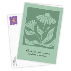 Healing and Prayers Custom Sympathy Card