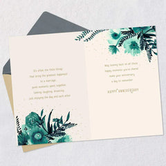 Remember the Quiet Moments Anniversary Card for Couple