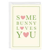 Some Bunny Loves You Custom Easter Card