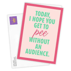 Hope You Get to Pee Alone Custom Mother's Day Card
