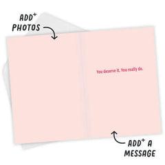 Hope You Get to Pee Alone Custom Mother's Day Card