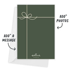 Wrapped in Plaid Flat Christmas Photo Card