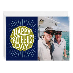 Celebrating You Plaque Custom Father's Day Card