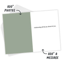Happy 1st Instant-Photo Frame Custom Father's Day Card