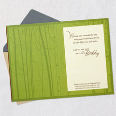 Thanking God for You Religious Birthday Card