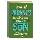 We Won't Give You Up Funny Birthday Card for Son