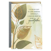 He Was a Great Man Sympathy Card for Loss of Grandfather