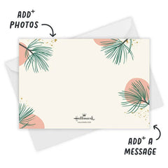 Blessed Yule Flat Christmas Photo Card