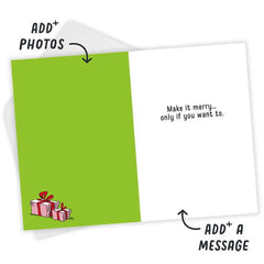 Dr. Seuss's How the Grinch Stole Christmas!™ Grinch Face Custom Christmas Card