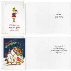 Dr. Seuss Grinch Assorted Boxed Christmas Cards, Pack of 24