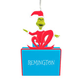 Dr. Seuss's How the Grinch Stole Christmas!â„¢ on Present Personalized Ornament, Custom Text