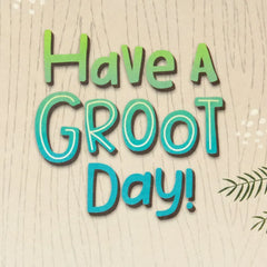 Marvel Guardians of the Galaxy Groot Birthday Card for Kid With Stickers