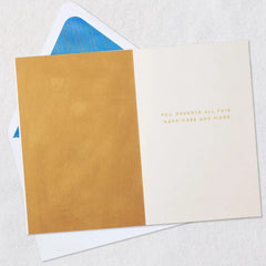 You Deserve All This Happiness Congratulations Card