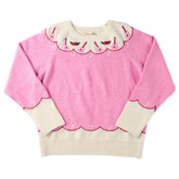 Hallmark x Opry® Guitar Fair Isle Women's Pink and Cream Sweater