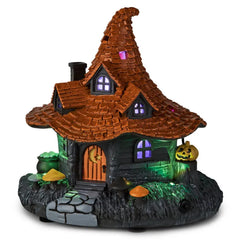 Hauntsville Collection Witch House Tabletop Decoration, 7.5"