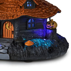 Hauntsville Collection Witch House Tabletop Decoration, 7.5"