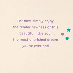Enjoy This Sweetest Joy of Life New Baby Card