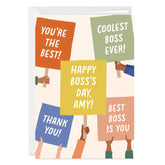 Fun Signs Custom Boss's Day Card