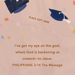 Celebrating You Religious Money Holder Graduation Card