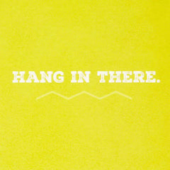 Hang in There Dog in Hoodie Encouragement Card