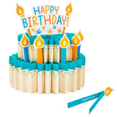 Happy Birthday Cake 3-D Pop-Up Honeycomb Centerpiece