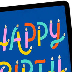 All the Wishes Colorful Candles Venmo Birthday Card