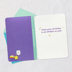 You're Every Color of Amazing Birthday Card With Rainbow Bracelet
