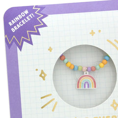 You're Every Color of Amazing Birthday Card With Rainbow Bracelet