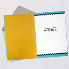Peanuts® Charlie Brown and Snoopy Happy Dance Thank You Card