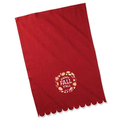 Happy Fall Y'all Tea Towel, 18x26