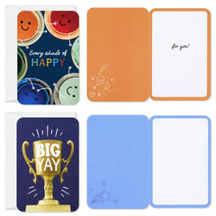 Mini Colorful Smiles Assorted Multi-Occasion Cards, Pack of 6