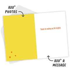 Happy Sun in the Sky Custom Father's Day Card