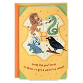 Harry Potter™ Hogwarts™ Crest Baby Shower Card