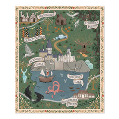Harry Potter™ Map Throw Blanket, 50x60