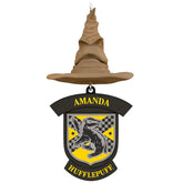 Harry Potterâ„¢ Sorting Hat Personalized Text Ornament, Hufflepuffâ„¢