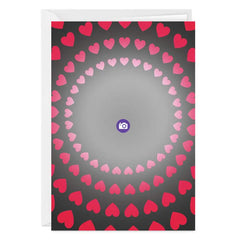 Heart Circles Custom Love Card