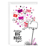 Sending Big Hugs Custom Valentine's Day Card