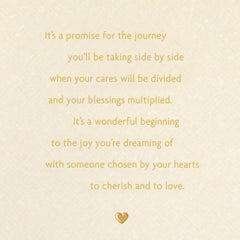 When Two Beautiful Souls Become as One Wedding Card