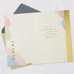 We've Only Just Begun 1st Anniversary Card