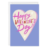 Hand-Drawn Heart Custom Valentine's Day Card