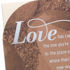 Praying That Love Will Carry You Sympathy Card