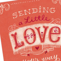 Sending a Little Love Your Way Today Sweetest Day Card