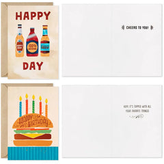 Hearty Wishes Boxed Birthday Cards Assortment, Pack of 16
