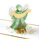Heavenly Peace Angel 3D Pop-Up Christmas Card