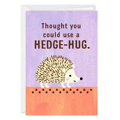 Hedge-Hug Thinking of You Photo Card