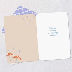Rainy Days Will Come and Go Encouragement Card