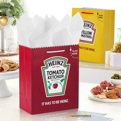 13" Heinz™ Ketchup and Mustard 2-Pack Large Gift Bag Bundle